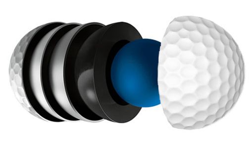 multi capas bolas golf