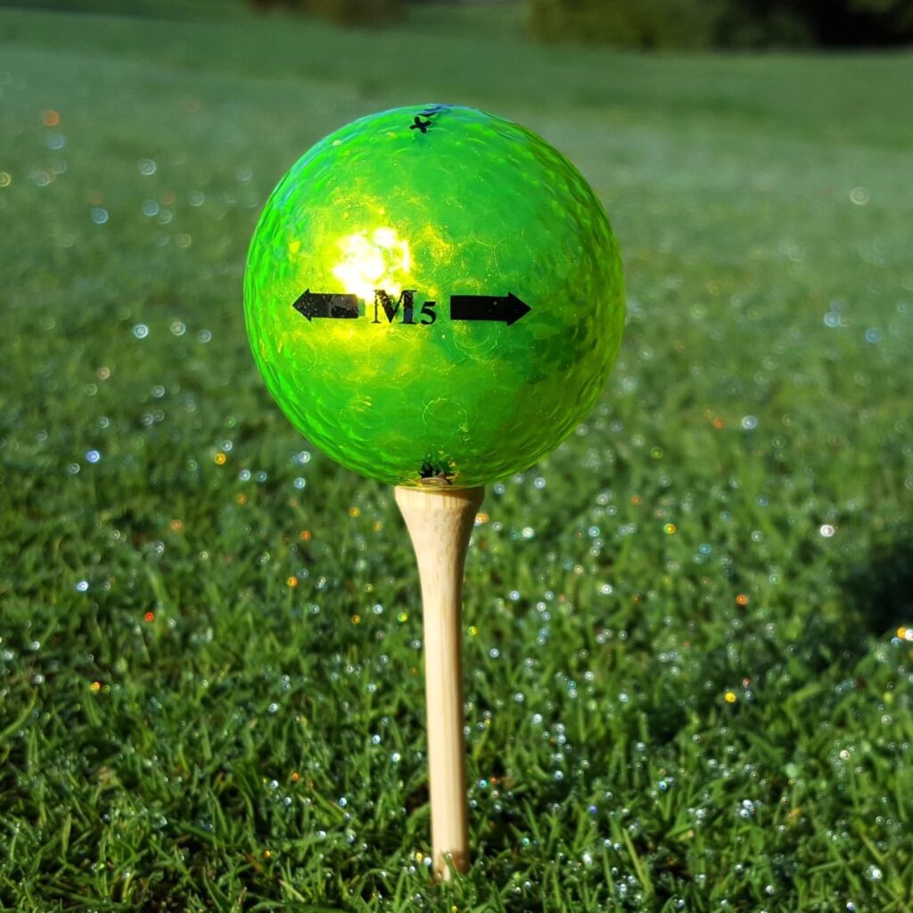 Pelotas golf verdes