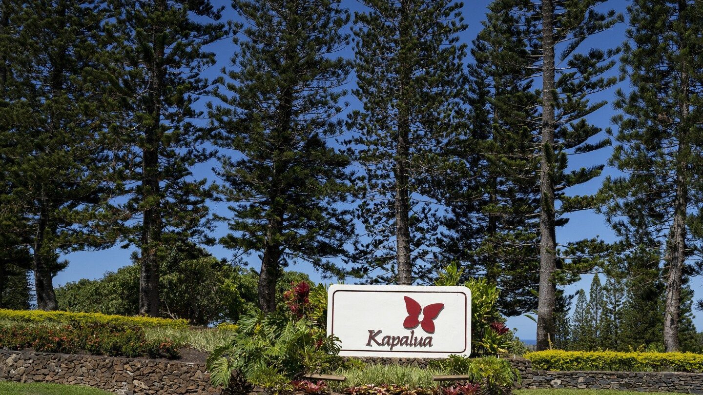 Kapalua no albergará la apertura de la temporada del PGA Tour debido a la sequía y disputas por el agua en Hawái – imagen editorial de golf