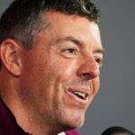 Rory McIlroy se convierte en la 'piedra angular' de Europa en la Ryder Cup – imagen editorial de golf