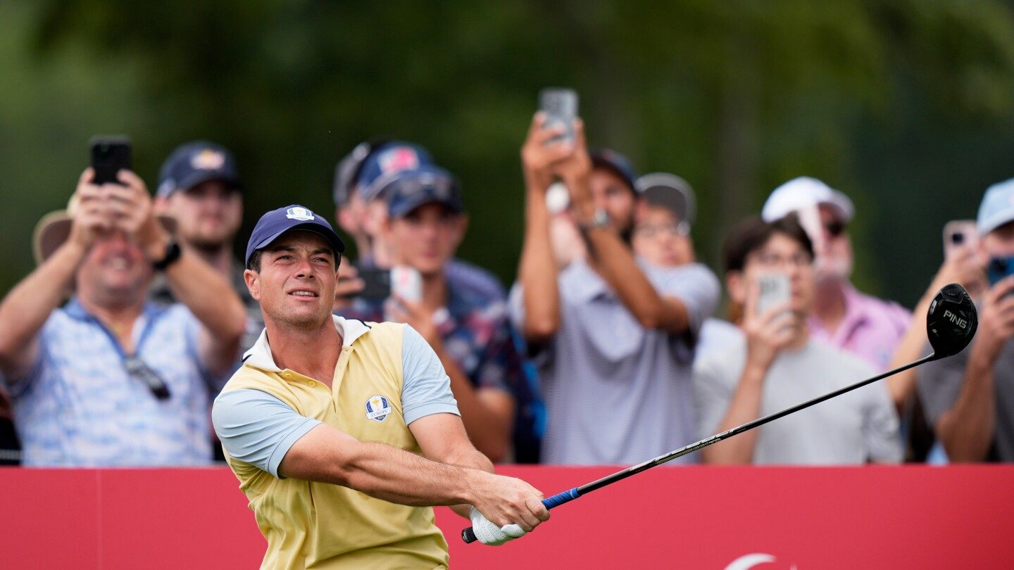 Viktor Hovland: Buscando el swing perfecto y la verdad sobre los OVNIs – imagen editorial de golf