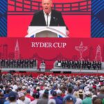 La Ryder Cup inicia con bromas y errores en Bethpage antes de que empiece el juego – imagen editorial de golf