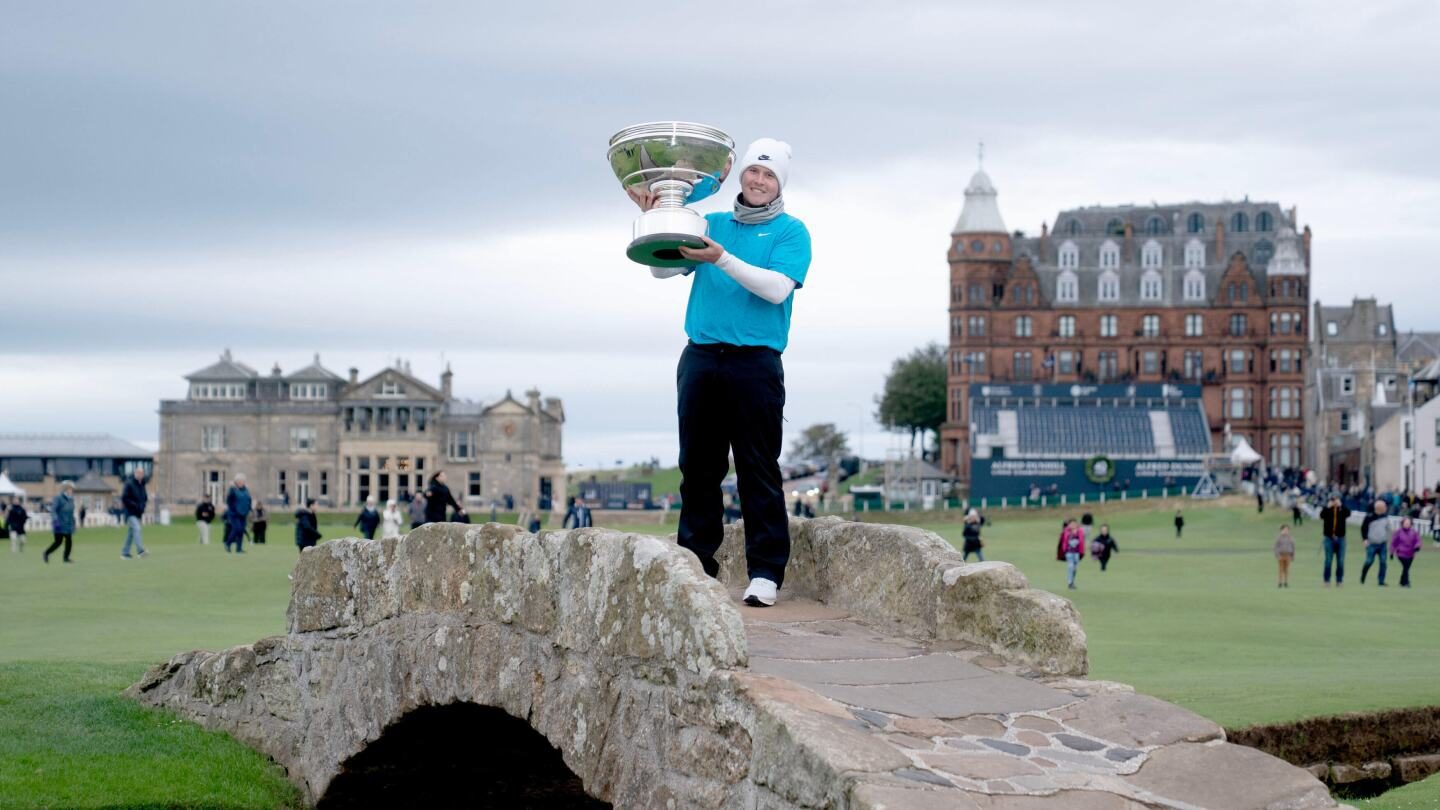 MacIntyre celebra su regreso a casa con victoria en el Dunhill Links – imagen editorial de golf