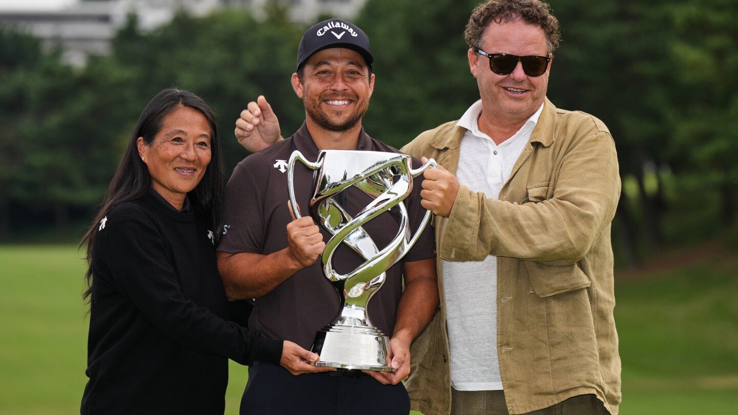 Victoria de Schauffele en Japón, el país de sus raíces familiares – imagen editorial de golf