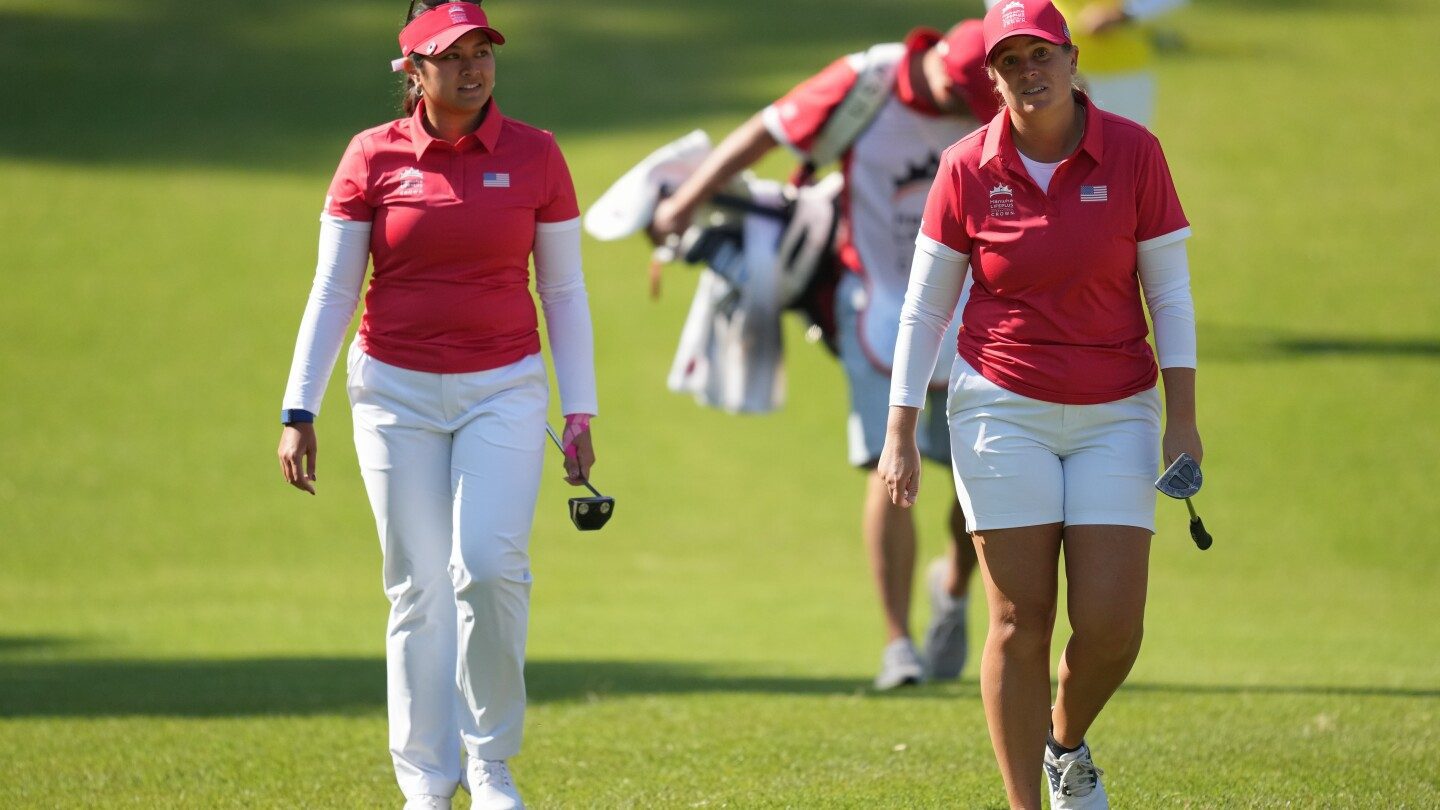 Estados Unidos derrota a China en dos ocasiones en el torneo Internacional Crown de la LPGA – imagen editorial de golf