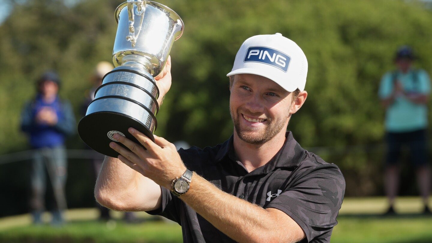 Rasmus Neergaard-Petersen se lleva su primer título mayor en el Abierto de Australia – imagen editorial de golf